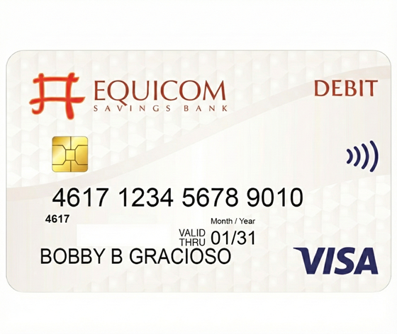 Debit Card Valid Thru 0131